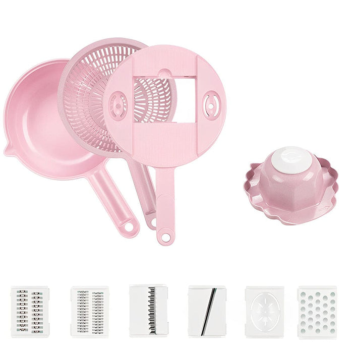 Vibe Geeks 12 in 1 Manual Multi-function Vegetable Cutter