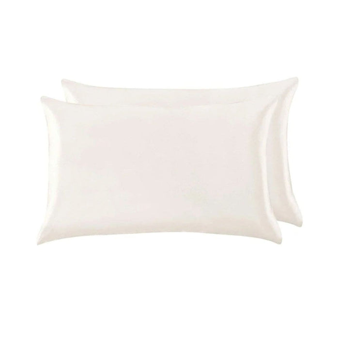 Vibe Geeks 2 Pcs Mulberry Silk Pillow Cases in Various