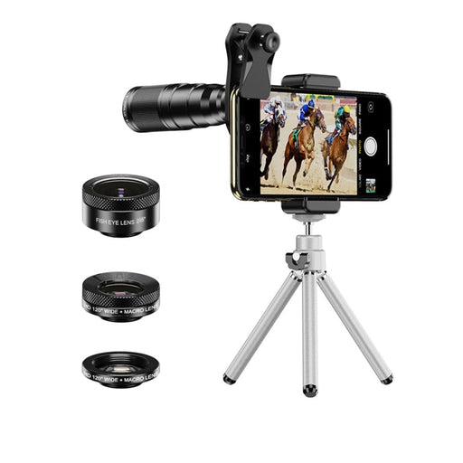 Vibe Geeks 4 - in - 1 Mobile Phone Camera Lens Kit 22x