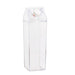 Vibe Geeks 500ml Transparent Milk Carton Designed Portable