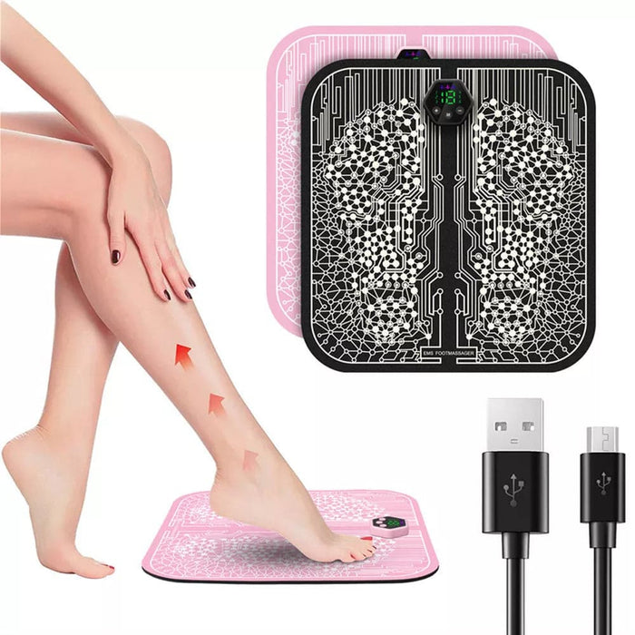 Vibe Geeks 6 - in - 1 Usb Rechargeable Reflexology Ems Foot