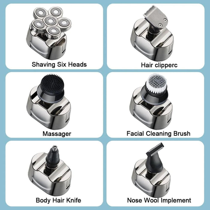 Vibe Geeks 6 Blade Usb Rechargeable Electric Hair Clipper