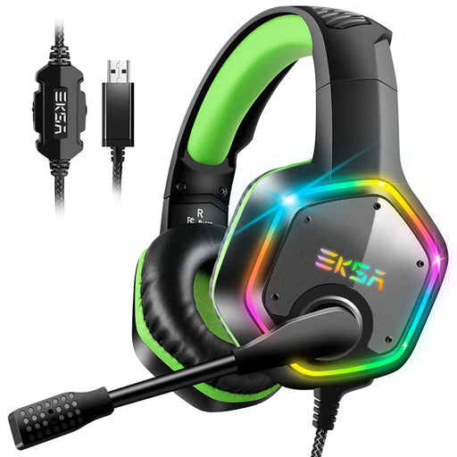 Vibe Geeks 7.1 Surround Sound Gaming Headset With Noise
