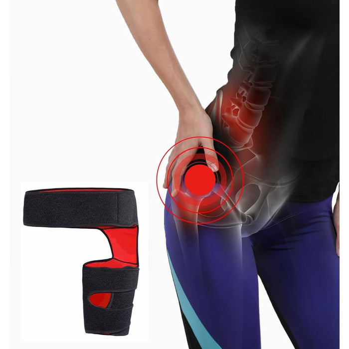 Vibe Geeks Adjustable Groin And Hip Brace Pain Relief