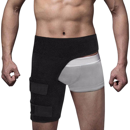 Vibe Geeks Adjustable Groin And Hip Brace Pain Relief