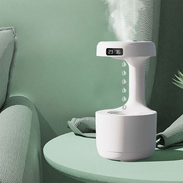 Vibe Geeks Anti - gravity Droplet Humidifier With Led Smart