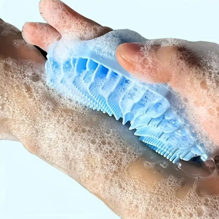 Vibe Geeks Antimicrobial Washer Silicone Exfoliating Body