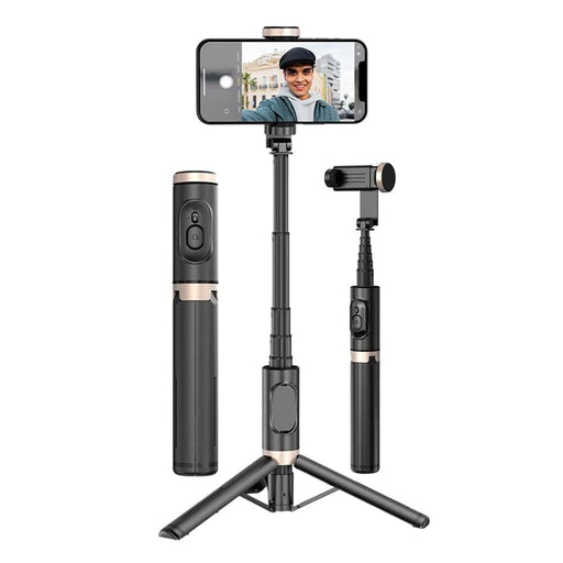 Vibe Geeks Bluetooth Wireless Handheld Selfie Stick Tripod