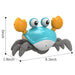 Vibe Geeks Crawling Crab Sensory Toy with Music and Led