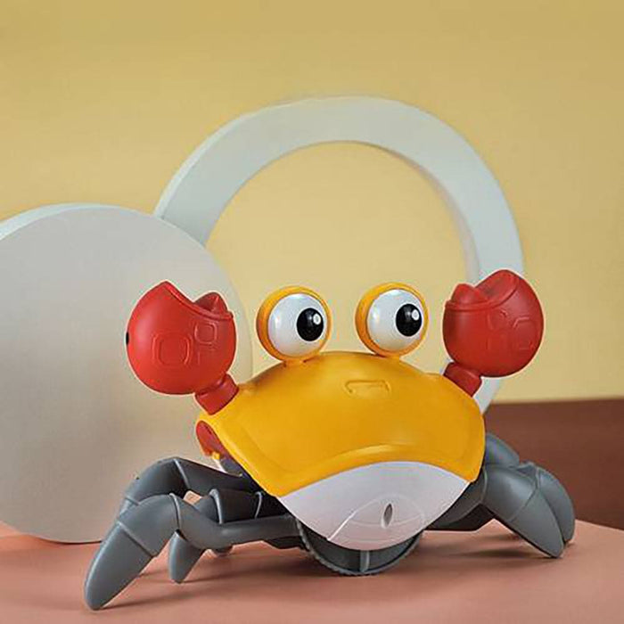 Vibe Geeks Crawling Crab Sensory Toy with Music and Led