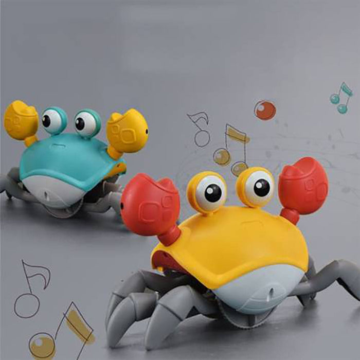Vibe Geeks Crawling Crab Sensory Toy with Music and Led