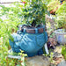 Vibe Geeks Denim Jeans Resin Outdoor Garden Flower Pot