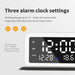 Vibe Geeks Led Digital Alarm Clock And Wireless Phone