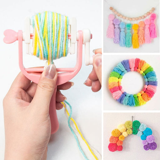Vibe Geeks Diy Wool Yarn Craft Tassel And Pompom Maker Tool