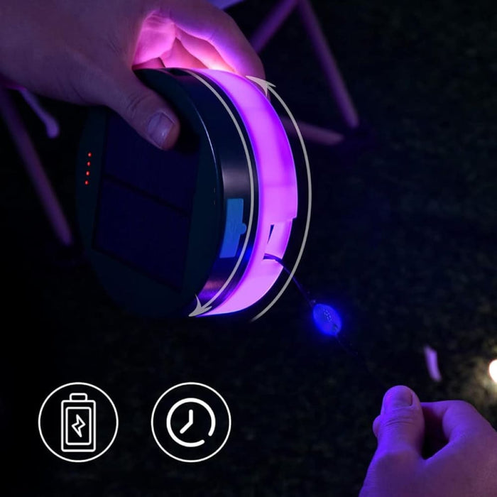Vibe Geeks Double Powered Outdoor Camping Led String Light