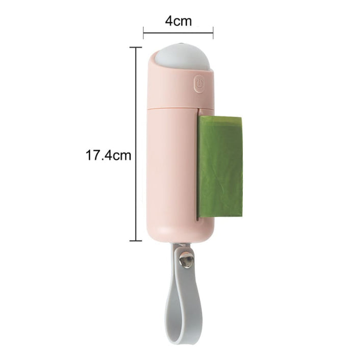 Vibe Geeks Easy Access Pet Waste Bag Dispenser with Led