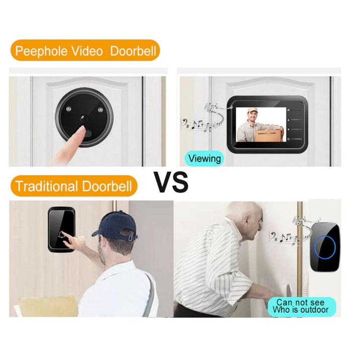 Vibe Geeks Electronic Anti - theft Doorbell Home Security