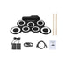 Vibe Geeks Electronic Drum Kit Musical Roll - up Set