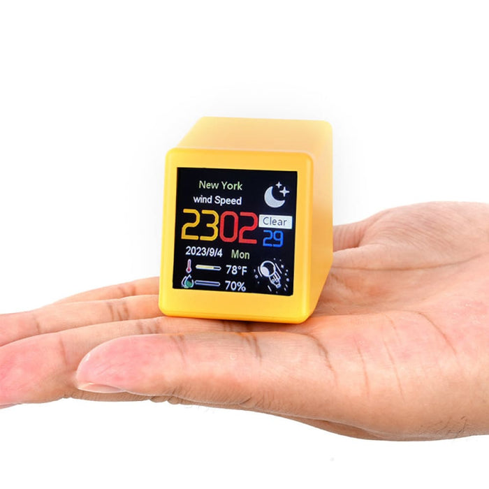 Vibe Geeks Wi-fi Enabled Desktop Smart Mini Digital Weather