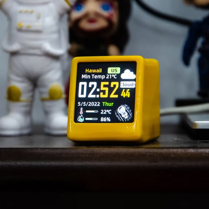 Vibe Geeks Wi-fi Enabled Desktop Smart Mini Digital Weather