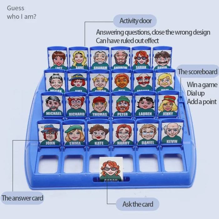 Vibe Geeks who is it Family Guessing Game Interactive