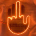 Vibe Geeks Finger Gesture Vehicle Light For Road Hand