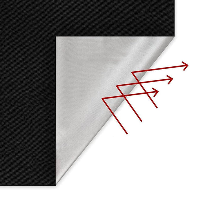 Vibe Geeks Diy Full Blackout Cloth Curtain Oxford Fabric