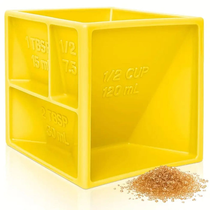 Vibe Geeks All - in - one Kitchen Cube Ingredient Measuring
