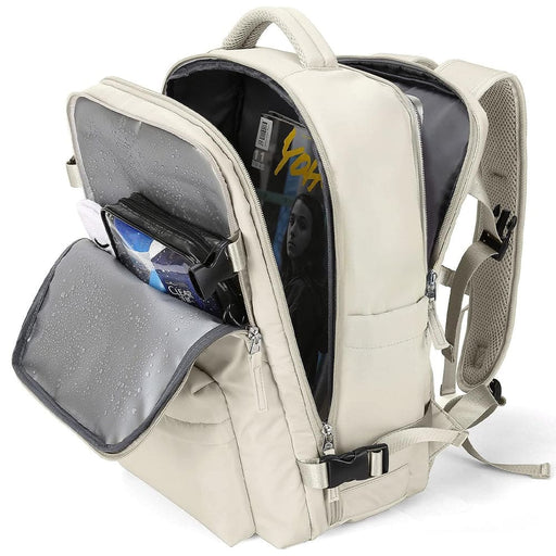 Vibe Geeks Large Waterproof Travel Backpack With Usb