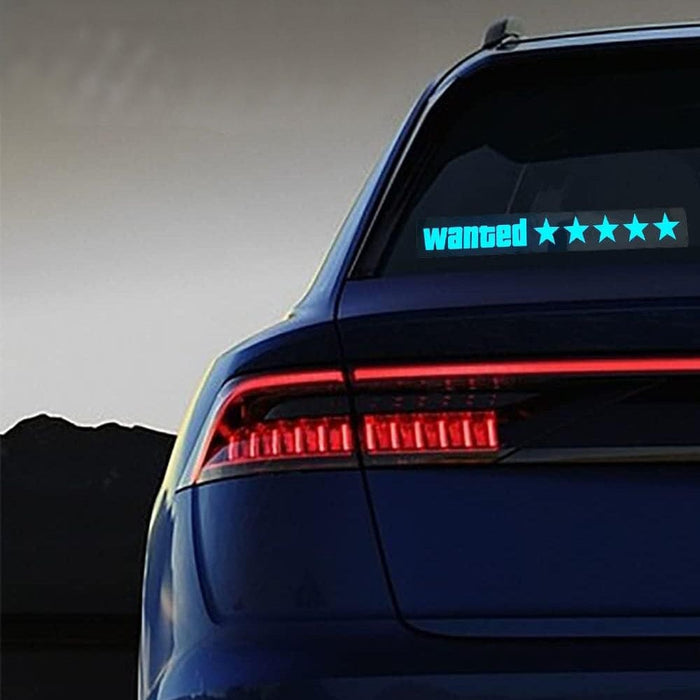 Vibe Geeks Led Light - emitting Car Window Sticker Bold
