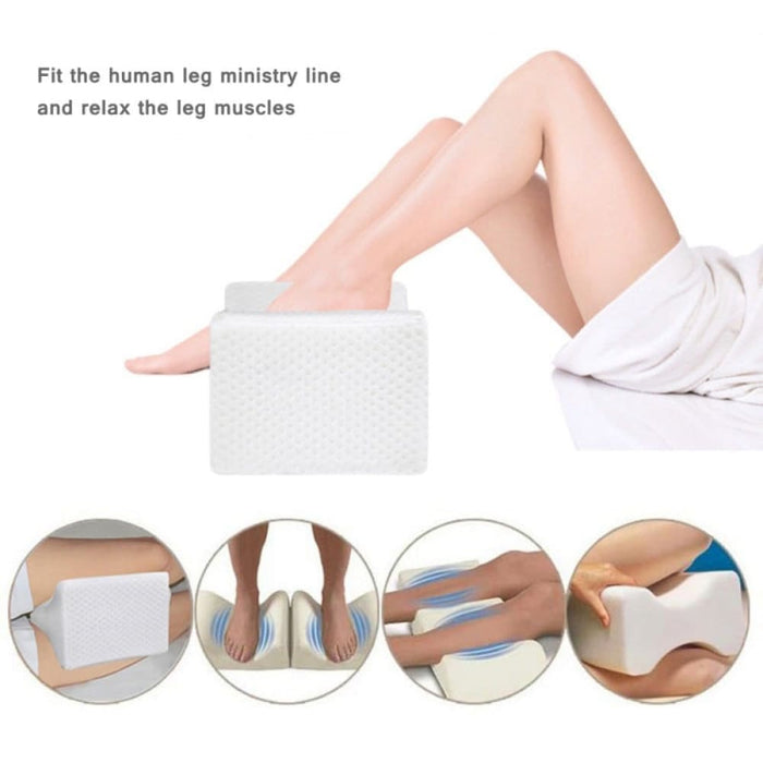 Vibe Geeks Memory Foam Orthopedic Side Sleeper Leg Pillow