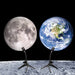 Vibe Geeks Moon And Earth Aluminum Projection Lamp-usb