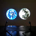 Vibe Geeks Moon And Earth Aluminum Projection Lamp-usb