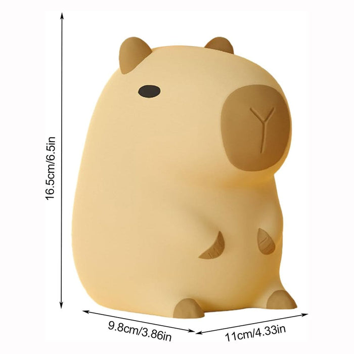 Vibe Geeks Novelty Cartoon Capybara Shaped Soft Silicone