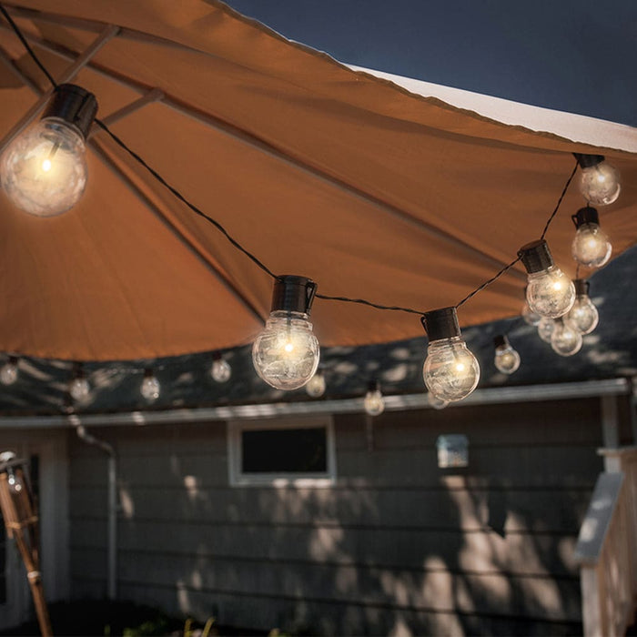 Vibe Geeks Led Outdoor Garden Solar Powered String Lights