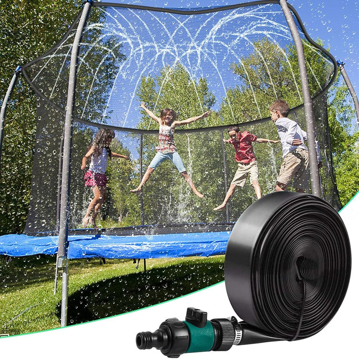 Vibe Geeks Outdoor Trampoline Water Sprinkler Hose
