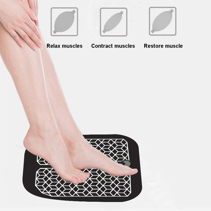 Vibe Geeks Ems Physiotherapy Foot Massager Mat - Usb