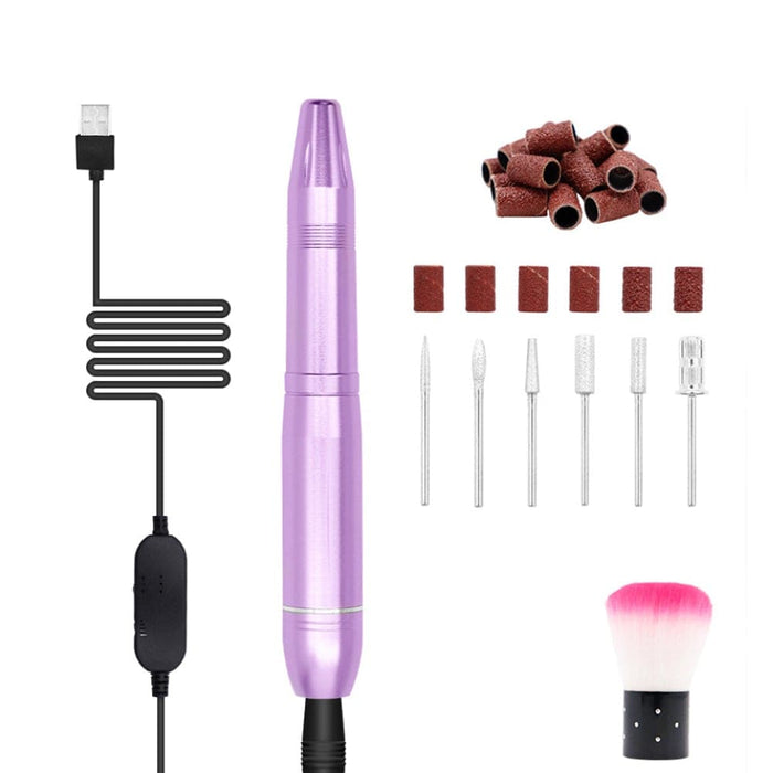 Vibe Geeks Usb Plugged - in Electric Nail File Acrylic