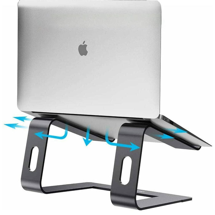 Vibe Geeks Portable Aluminium Laptop Stand Tray Cooling
