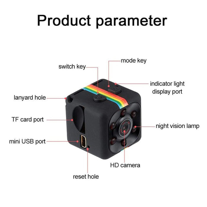 Vibe Geeks Portable Mini Hidden Dv Dvr Stealth Camera