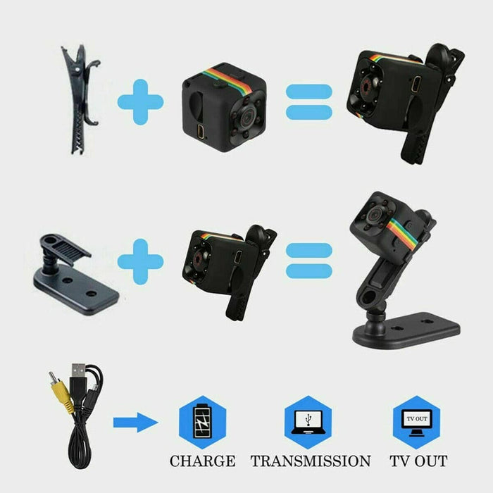 Vibe Geeks Portable Mini Hidden Dv Dvr Stealth Camera