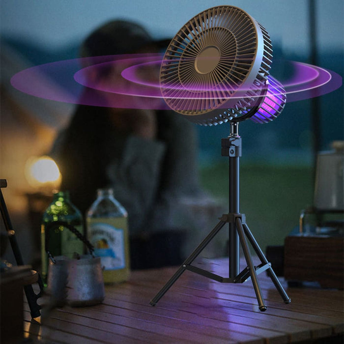 Vibe Geeks Portable Outdoor Cooling Fan And Mosquito Killer