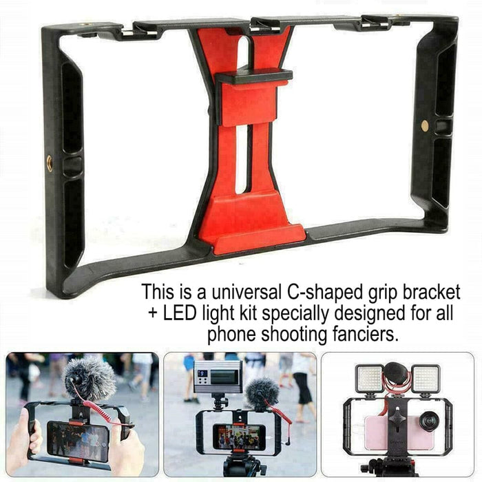 Vibe Geeks Professional Smartphone Photography Cage Rig