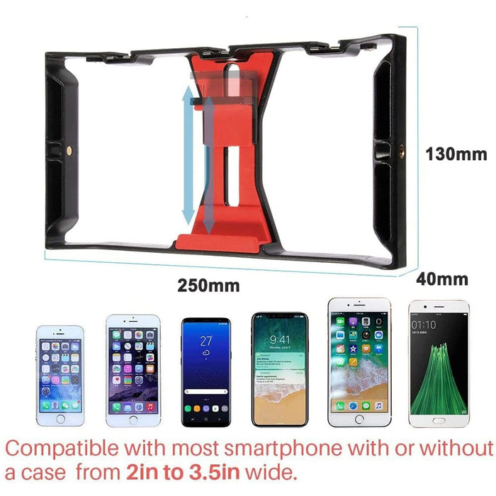Vibe Geeks Professional Smartphone Photography Cage Rig