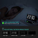 Vibe Geeks Projector Fm Radio Led Display Alarm Clock
