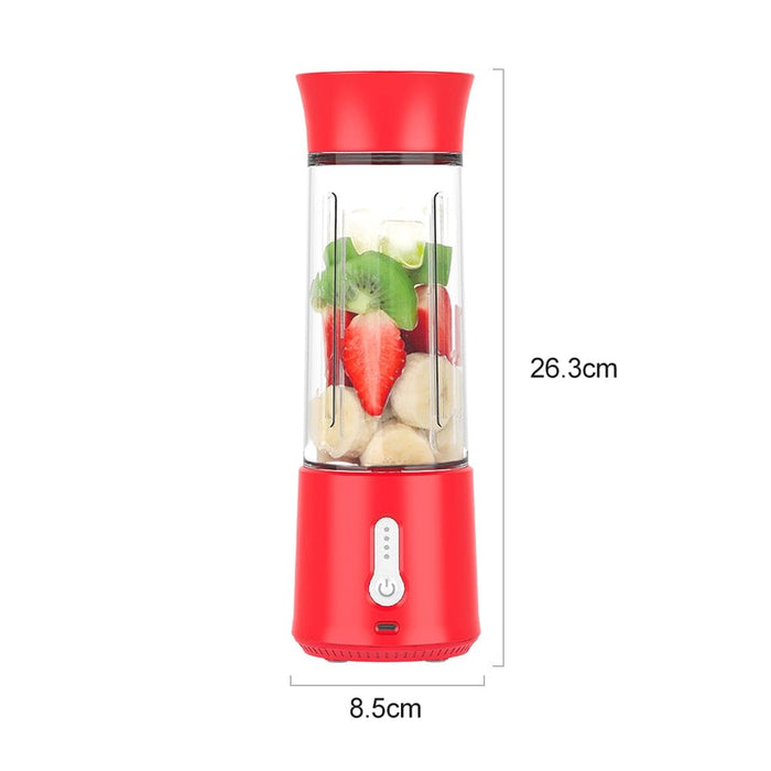Vibe Geeks Usb Rechargeable 6 Blades Portable Blender