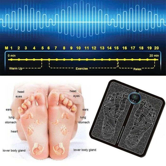 Vibe Geeks Usb Rechargeable Foot Cushion And Massager
