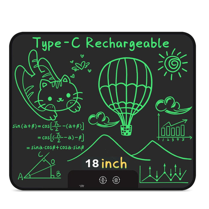 Vibe Geeks Usb Rechargeable Lcd Kid’s Writing And Drawing