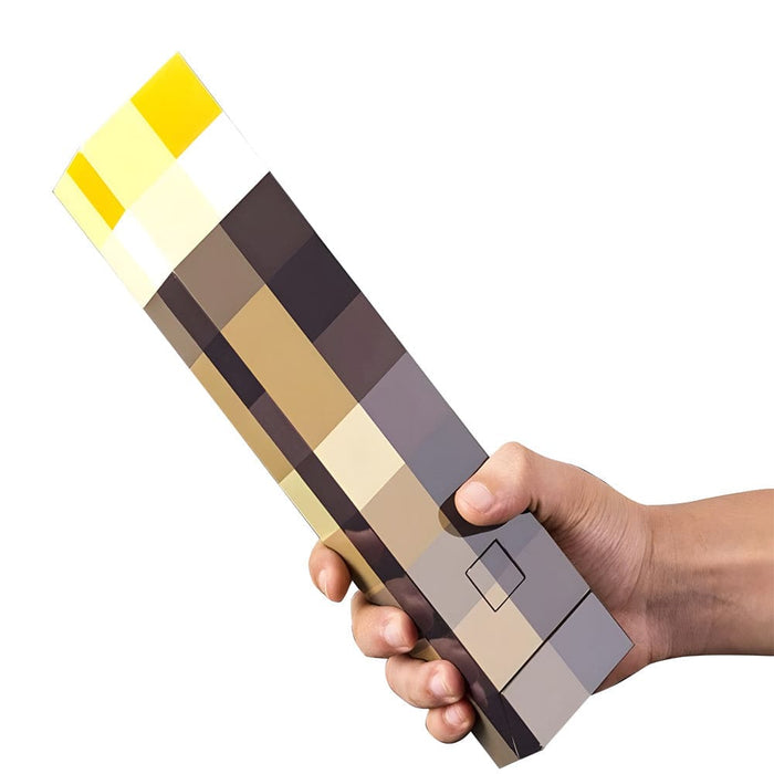 Vibe Geeks Usb Rechargeable Minecraft Themed Led Torch