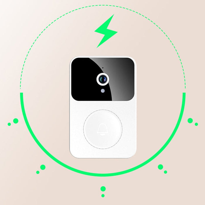 Vibe Geeks Usb Rechargeable Video Doorbell Camera